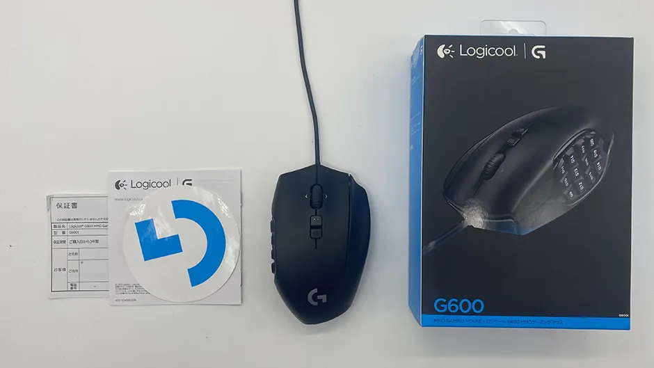 Logicool G600tの付属品
